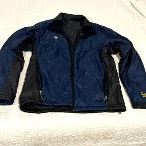 Mountain Hardware Ski Puff Jacket Large Blue Black